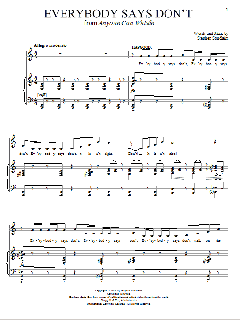 Everybody Says Don't von Stephen Sondheim (Download) 
