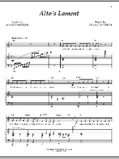 Alto's Lament von Marcy Heisler (Download) 