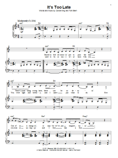 It's Too Late von Carole King (Download) 