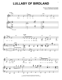 Lullaby Of Birdland von George Shearing (Download) 