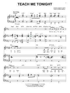 Teach Me Tonight von Gene DePaul (Download) 
