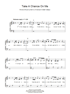 Take A Chance On Me (abridged) von ABBA (Download) 