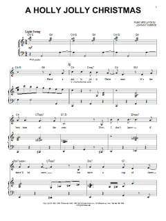 A Holly Jolly Christmas von Johnny Marks (Download) 