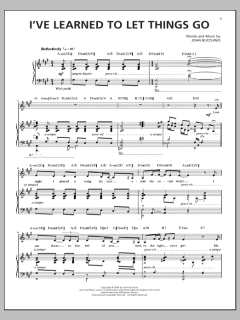I've Learned To Let Things Go von John Bucchino (Download) 