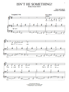 Isn't He Something! von Stephen Sondheim (Download) 
