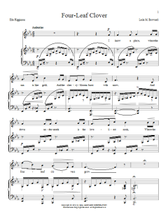 Four-Leaf Clover von Leila M. Brownell (Download) 