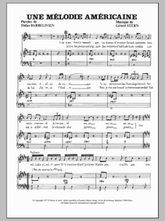 Une Melodie Americaine von Gérard Stern (Download) 