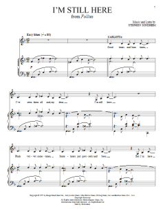 I'm Still Here von Stephen Sondheim (Download) 