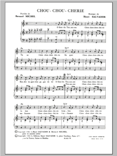 Chou Chou Cherie von Henri Salvador (Download) 