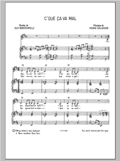 C'que Ca Va Mal von Henri Salvador (Download) 