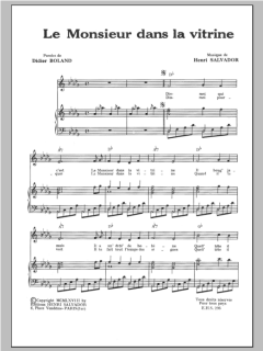Monsieur Dans La Vitrine von Henri Salvador (Download) 