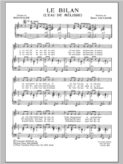 Le Bilan von Henri Salvador (Download) 