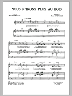 Nous N'irons Plus Au Bois von Henri Salvador (Download) 