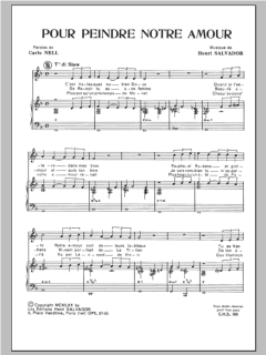 Pour Peindre Notre Amour von Henri Salvador (Download) 