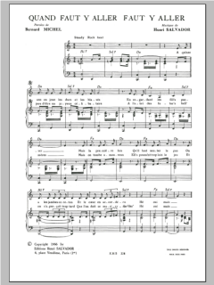 Quand Faut Y Aller Faut Y Aller von Henri Salvador (Download) 
