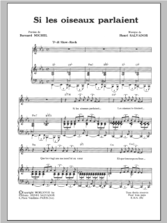 Si Les Oiseaux Parlaient von Henri Salvador (Download) 