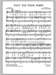 Tant Pis Pour Paris von Henri Salvador (Download) 