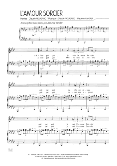 Amour Sorcier von Claude Nougaro (Download) 