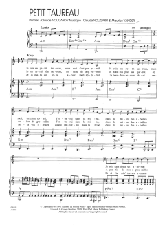 Un Petit Taureau von Claude Nougaro (Download) 