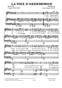 Voix D'akendengue von Claude Nougaro (Download) 