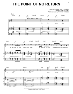 The Point Of No Return von Andrew Lloyd Webber (Download) 