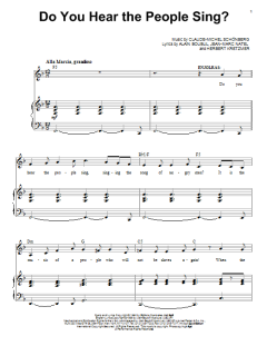 Do You Hear The People Sing? von Alain Boublil (Download) 