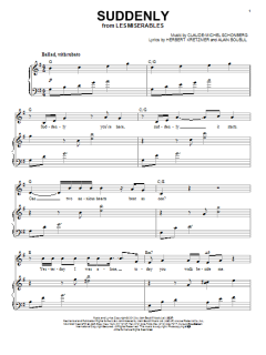 Suddenly von Alain Boublil (Download) 