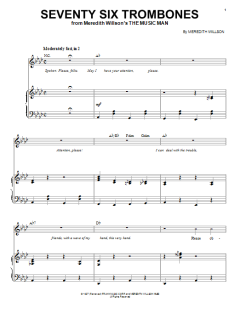 Seventy Six Trombones von Meredith Willson (Download) 