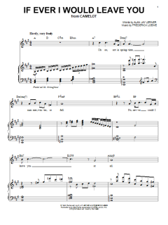 If Ever I Would Leave You von Alan Jay Lerner (Download) 