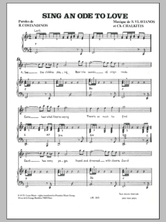 Sing An Ode To Love von Stylianós Vlavianós (Download) 