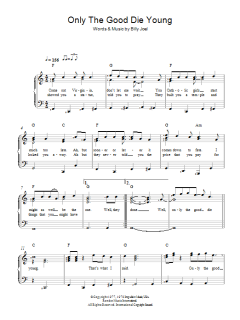 Only The Good Die Young von Billy Joel (Download) 
