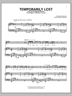 Temporarily Lost von Jason Robert Brown (Download) 