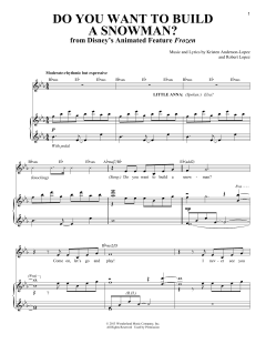 Do You Want To Build A Snowman? von Robert Lopez (Download) 