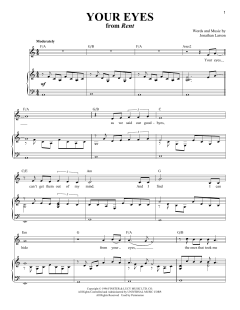 Your Eyes von Jonathan Larson (Download) 