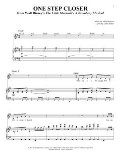 One Step Closer von Alan Menken (Download) 