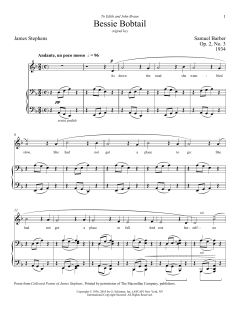 Bessie Bobtail von Samuel Barber (Download) 