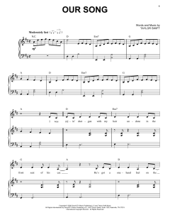 Our Song von Taylor Swift (Download) 