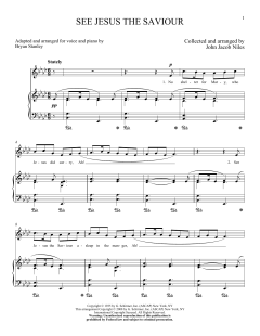 See Jesus, The Saviour von John Jacob Niles (Download) 