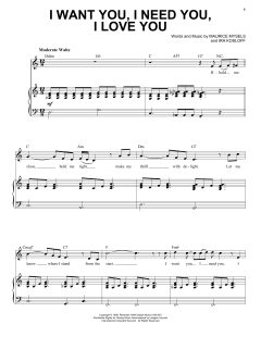 I Want You, I Need You, I Love You von Elvis Presley (Download) 