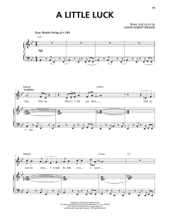 A Little Luck von Jason Robert Brown (Download) 