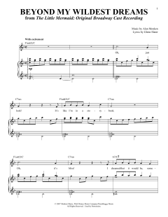 Beyond My Wildest Dreams von Alan Menken (Download) 