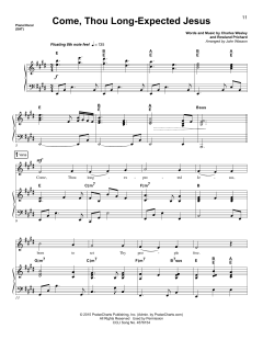 Come, Thou Long-Expected Jesus von Charles Wesley (Download) 