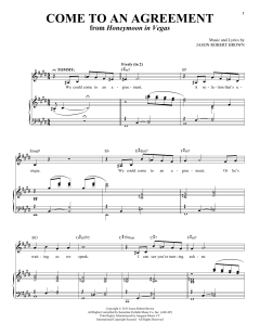 Come To An Agreement von Jason Robert Brown (Download) 