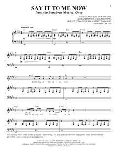 Say It To Me Now von Glen Hansard (Download) 