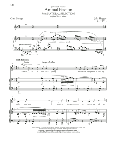 Animal Passion von Jake Heggie (Download) 