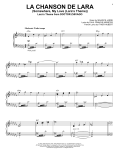 La Chanson De Lara (Somewhere, My Love (Lara's Theme)) von Andrea Bocelli (Download) 