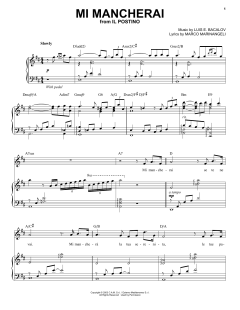 Mi Mancherai (Il Postino) von Josh Groban (Download) 