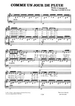 Comme Un Jour De Pluie von Martine Clemenceau (Download) 