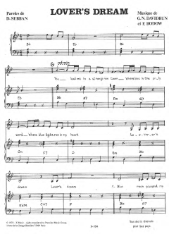 Lover's Dream von Donny Willer (Download) 