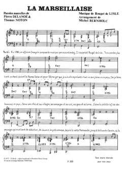 La Marseillaise von Pierre Delanoe (Download) 